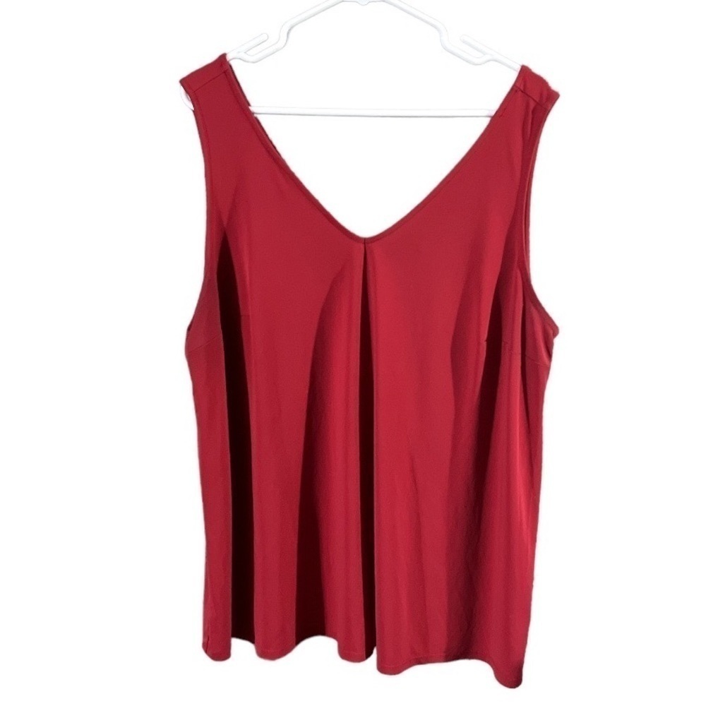 Torrid burgundy V next tank top